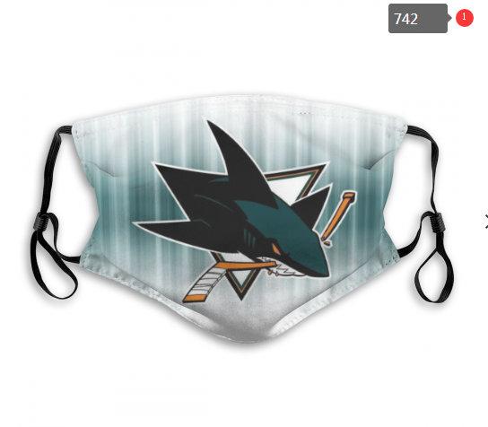 NHL San Jose Sharks #9 Dust mask with filter